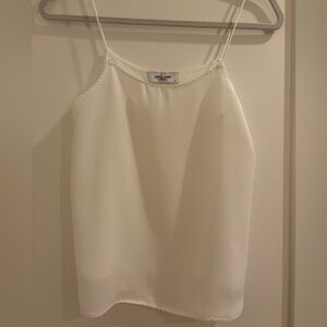 Carly Jean Los Angeles sweet White Cami Top